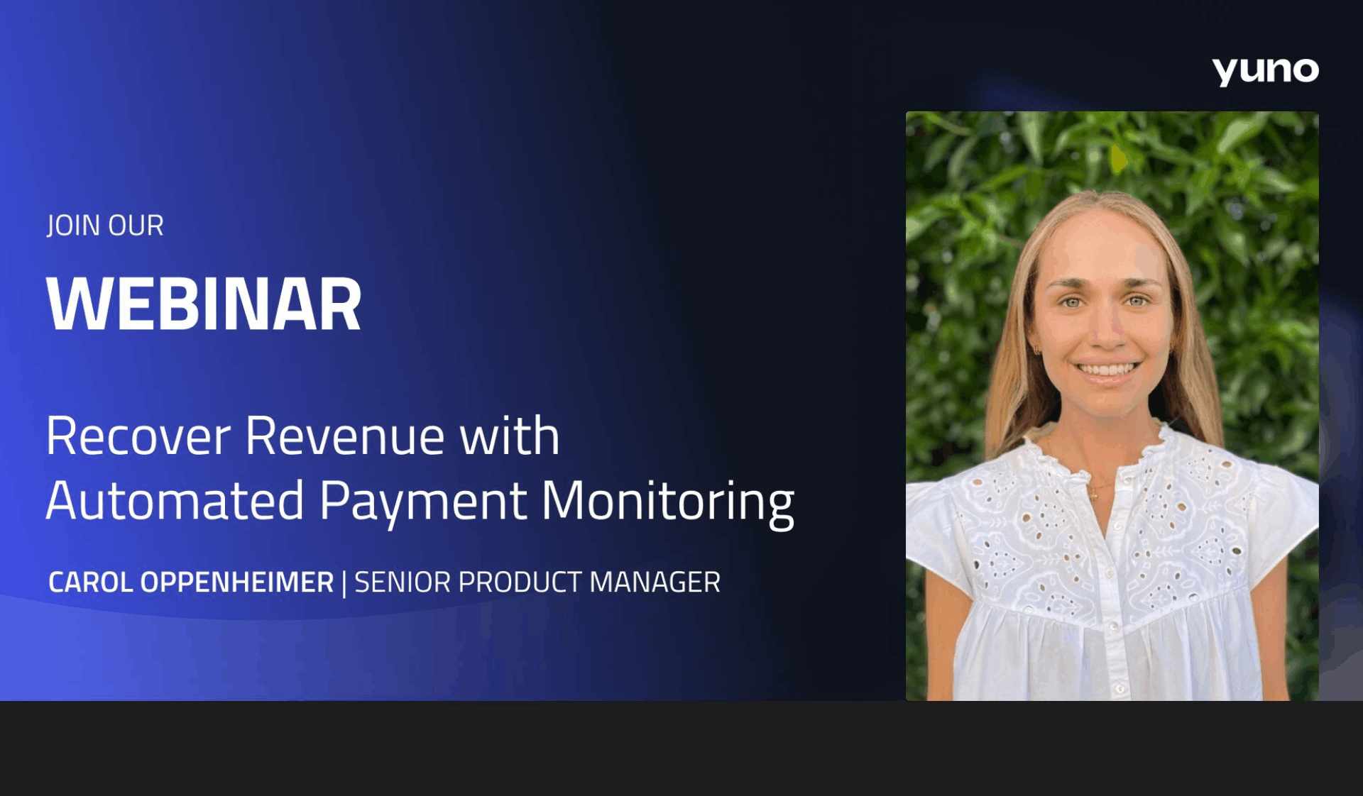 Repetición del Webinar: Recupere ingresos con la monitorización automatizada de pagos
